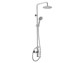 Душевая стойка  с изливом BelBagno REN-VSC-CRM