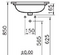 Раковина встраиваемая Vitra S20 5474B003-0618