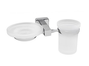 Держатель стакана и мыльницы Wasserkraft Lippe К-6526