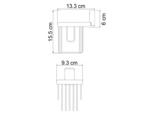Держатель освежителя Wasserkraft Exter К-5245