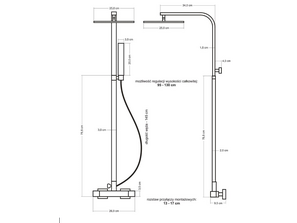  Душевая стойка Rea Fizz REA-P0652