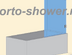 Шторка на ванну Oporto 604-2E 70