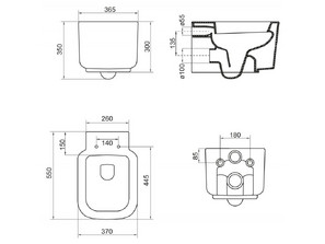 Унитаз подвесной BelBagno Vaso