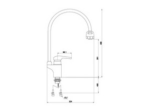 Смеситель для кухни Timo Classic 0048FN-FS