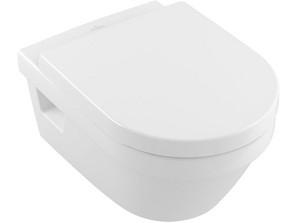 Унитаз подвесной Villeroy&Boch Omnia Architectura 5684HRR1 alpin, безободковый с крышкой 