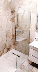 Душевая стенка Oporto Shower  OS12PY 70x190 см стекло прозрачное 8 мм OportoShower