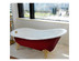 Ванна чугунная  Magliezza  Gracia Red 170x76 ножки золото