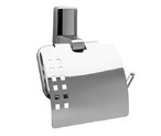 Держатель туалетной бумаги с крышкой Wasserkraft Leine К-5025
