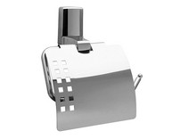 Держатель туалетной бумаги с крышкой Wasserkraft Leine К-5025