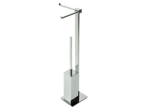 Стойка с ершом и держателем туалетной бумаги Linea G TIFFANY LUX TIF 921
