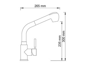 Смеситель для кухни  Wasserkraf А8237