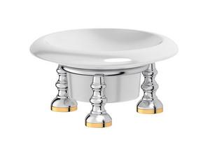 Мыльница настольная 3SC Stilmar Un Chrome/Gold STI 128