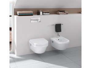 Унитаз подвесной Villeroy&Boch  Omnia Architectura 5684 H101 alpin с крышкой 