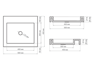 Раковина накладная Vivomobili Flat 