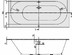 Ванна квариловая  Villeroy & Boch Oberon Duo 190 x 90 UBQ199OBE2V-01