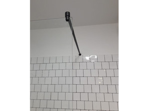 Душевая стенка Oporto Shower 801B 60x190 см стекло прозрачное 8 мм 