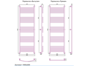 Водяной полотенцесушитель Сунержа Богема+ 190*60