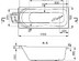 Ванна акриловая VAGNERPLAST Penelope 170