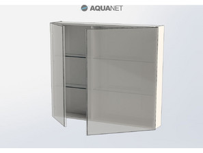 Зеркальный шкаф AQUANET Мадейра 100 дуб кантри