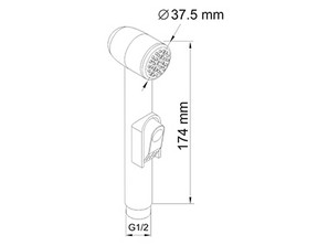 Гигиеническая лейка Wasserkraft A043