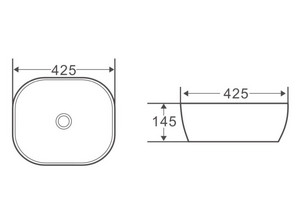 Раковина накладная BelBagno BB1301