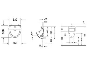 Писсуар Duravit Starck 3 0822350000