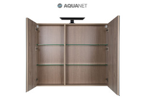 Зеркальный шкаф AQUANET Мадейра 100 дуб кантри