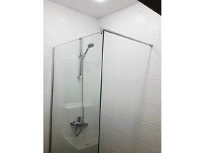 Душевая стенка Oporto Shower  OS12P 100x190 см стекло прозрачное 8 мм OportoShower