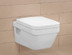 Унитаз подвесной Villeroy&Boch Architectura 5685HR01 alpin безободковый с крышкой