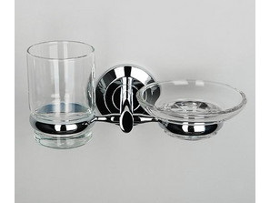 Держатель стакана и мыльницы Wasserkraft Rhein K-6226