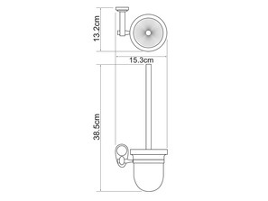Щетка для унитаза  Wasserkraft Main K-9227
