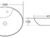 Раковина накладная BelBagno BB1370