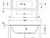 Ванна акриловая Duravit Happy Day 180х80 (700015000000000) 