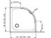 Душевой уголок Radaway Classic A1700 80*80 белый