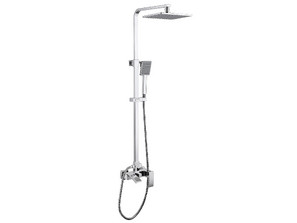 Душевая стойка  ABBER Wasserfall AF8616 с изливом, хром