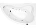 Ванна акриловая AQUANET Atlanta 150x90 R\L