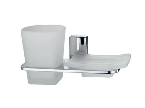 Держатель стакана и мыльницы Wasserkraft Leine К-5026