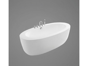 Свободностоящая акриловая ванна BelBagno BB49-1750 г/м