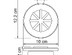 Мыльница стеклянная Wasserkraft Lippe К-6529