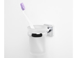 Стакан для зубных щеток стеклянный Wasserkraft Lippe К-6528