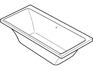 Ванна акриловая  Keramag Design myDay 170х75 F650570000