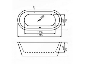Ванна акриловая VAGNERPLAST  Сasablanca 150*80