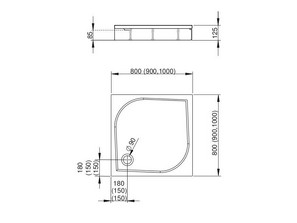 Delos C со съемной панелью 90*90