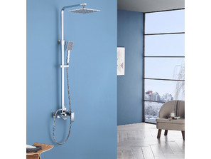 Душевая стойка  ABBER Wasserfall AF8616 с изливом, хром