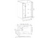 Душевая дверь BAS SATURN WTW 110*185