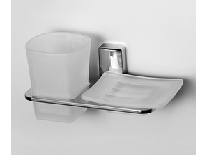Держатель стакана и мыльницы Wasserkraft Leine К-5026