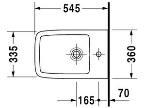 Биде подвесное Duravit Puravida 2247150000