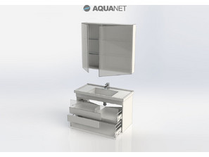 Мебель для ванной AQUANET Мадейра 100 дуб кантри