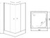 Душевой шторка с низким поддономTimo TL-9002 fabric glass