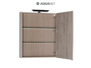 Зеркальный шкаф AQUANET Мадейра 70 дуб кантри